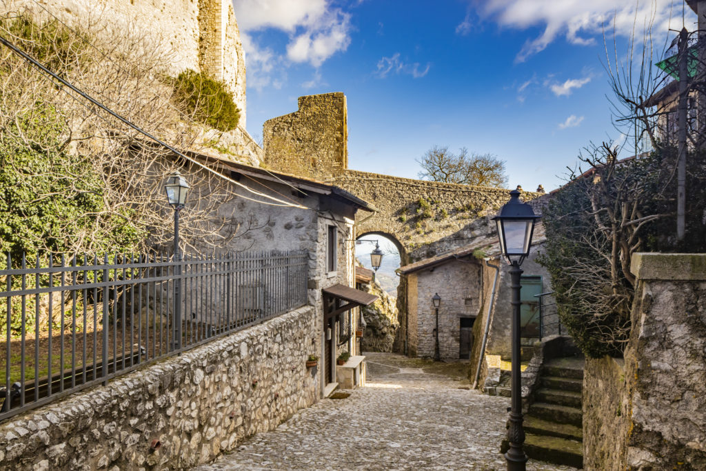 the medieval village of Palestrina