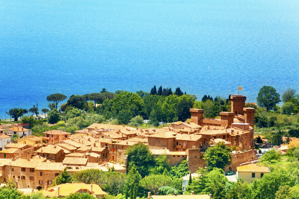 rooftops in Bolsena