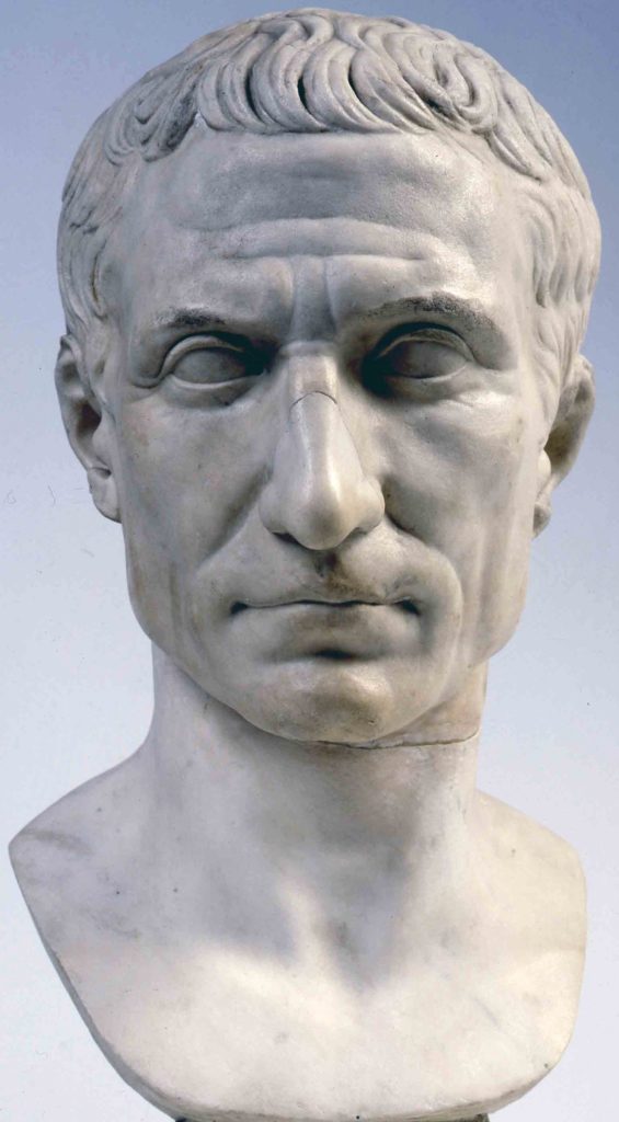 probable Bust of Julius Caesar in the Vatican Museums 