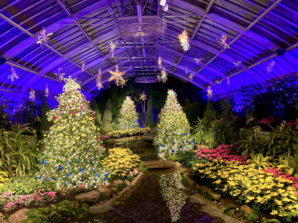 East Room of the Phipps' during the Winter Flower Show