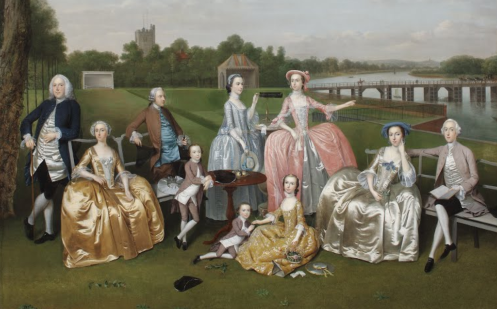Arthur Devis, Sir Joshua Vanneck and His Family, 1752