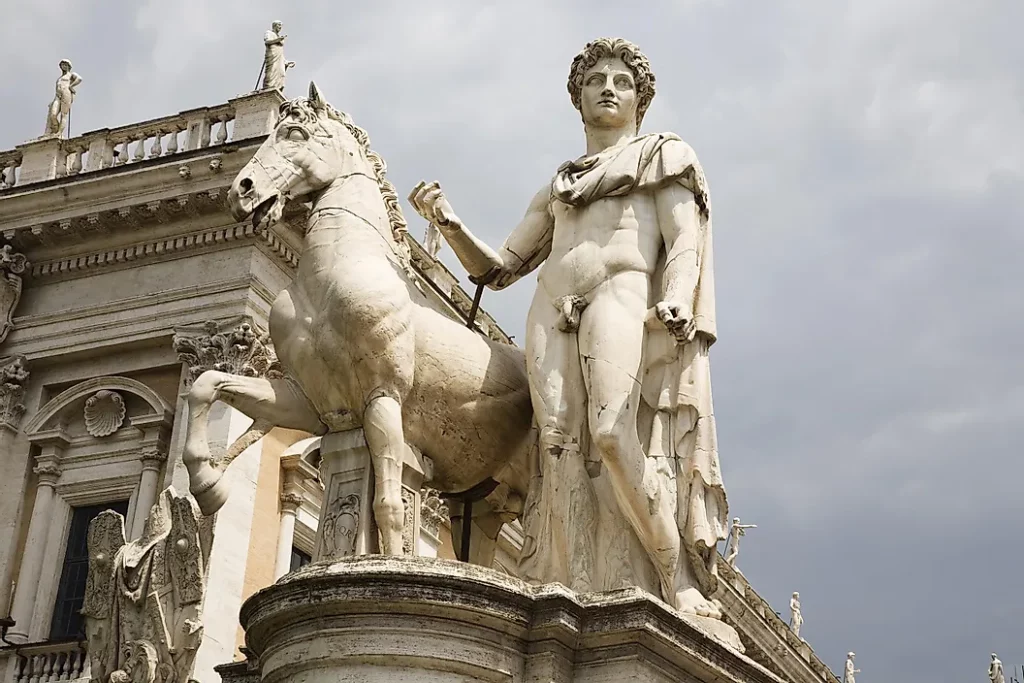Mark Antony statue on Capitoline Hill