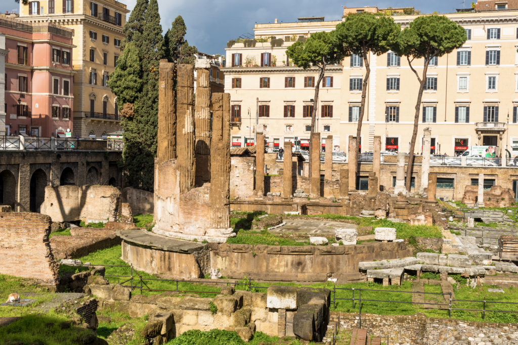 ruins of the Theater of Pompey