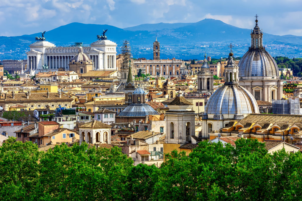 skyline of Rome