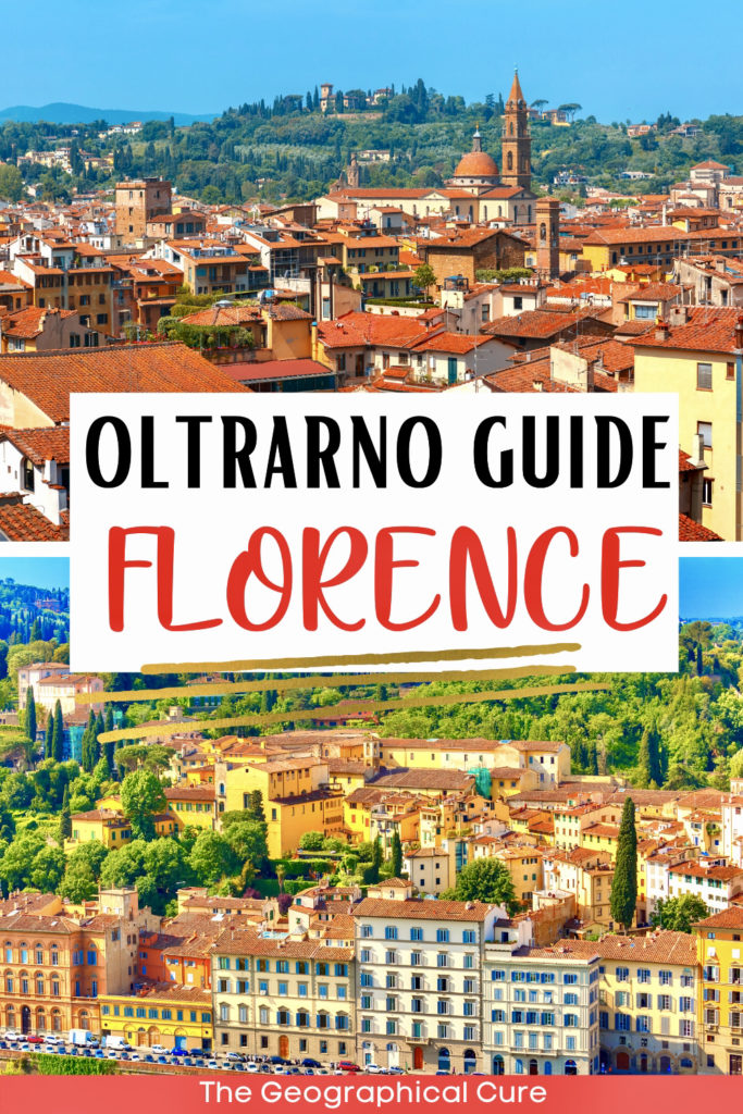 Pinterest pin for one day in the Oltrarno