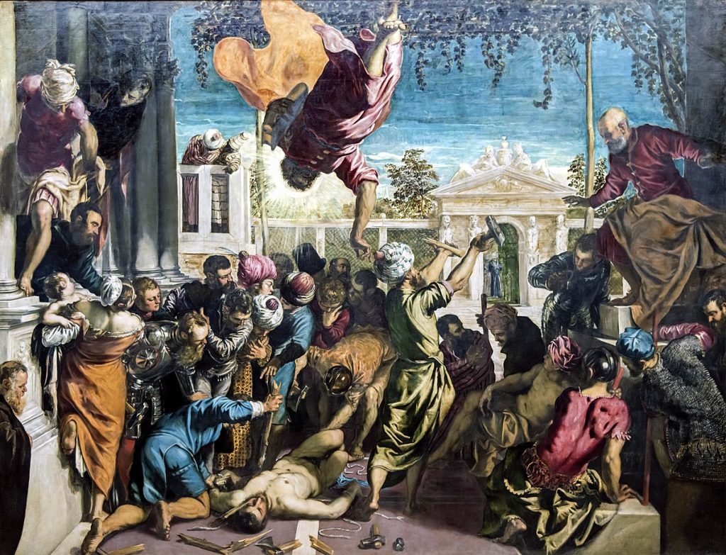Tintoretto, Miracle of the Slave, 1548 -- Galleria Accademia