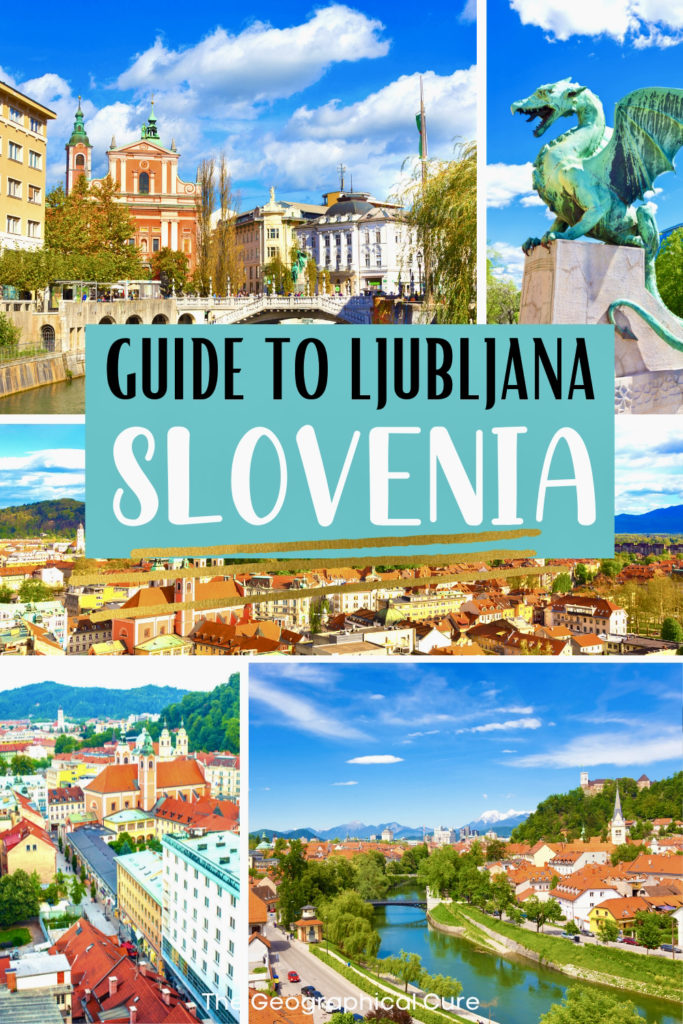 Pinterest pin for one day in Ljubljana itinerary