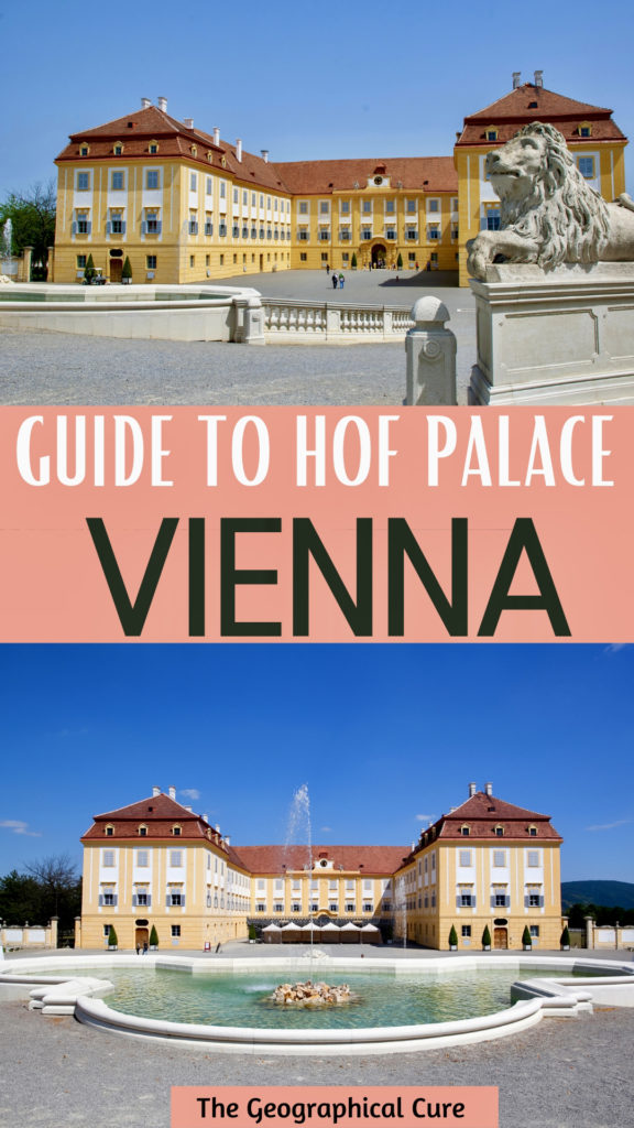 Pinterest pin for guide to Hof Palace in Austria