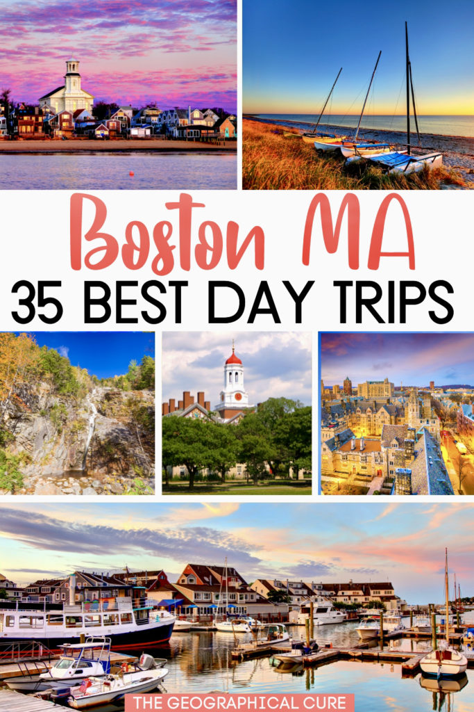 Pinterest pin for guide to the best day trips from Boston