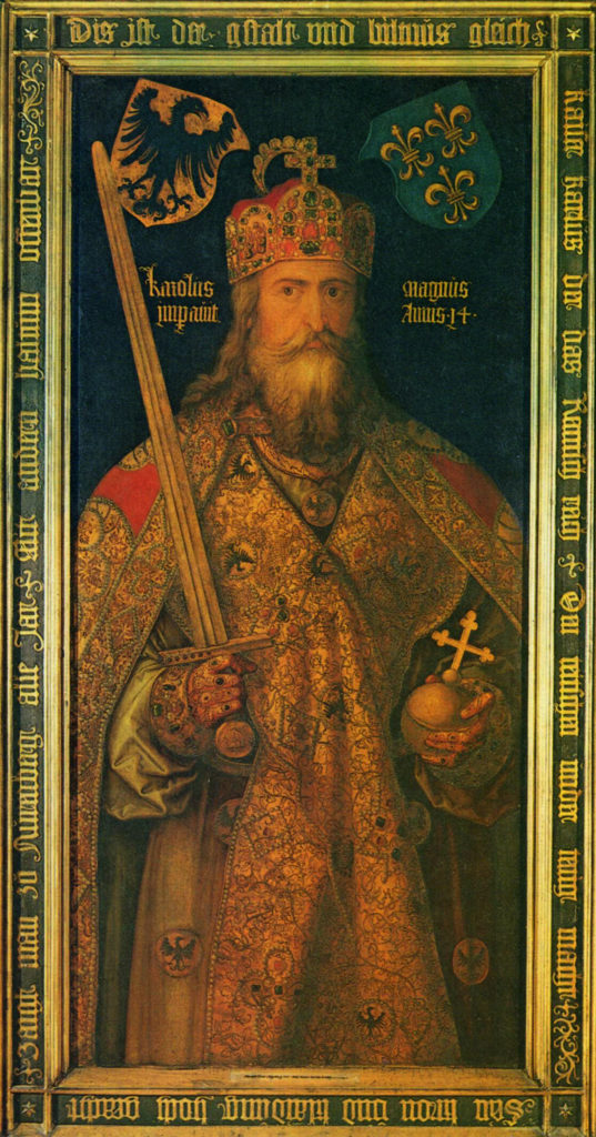 Albrecht Durer portrait of Charlemagne, in Munich