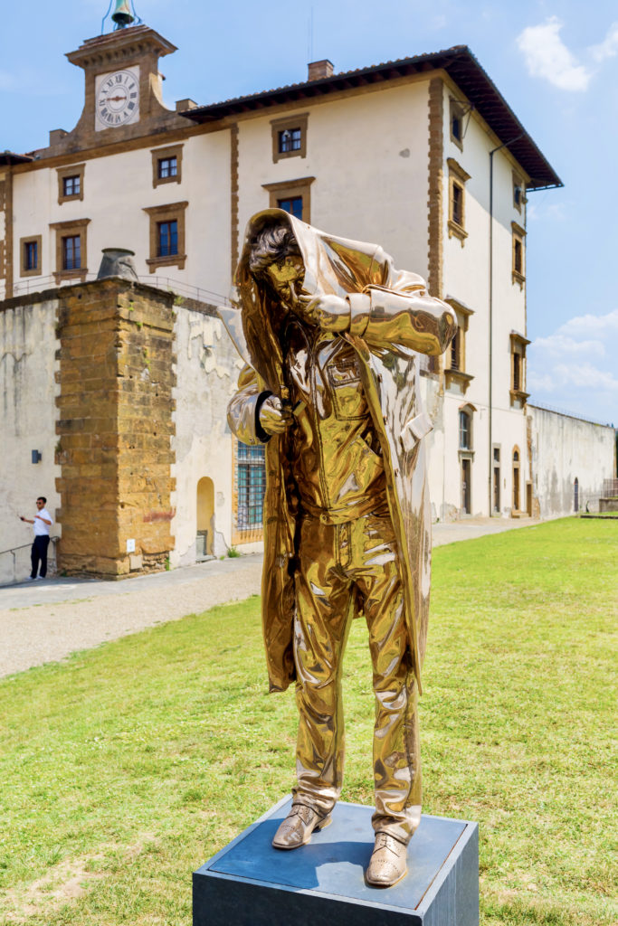 sculpture at the Forte di Belvedere in Oltrarno