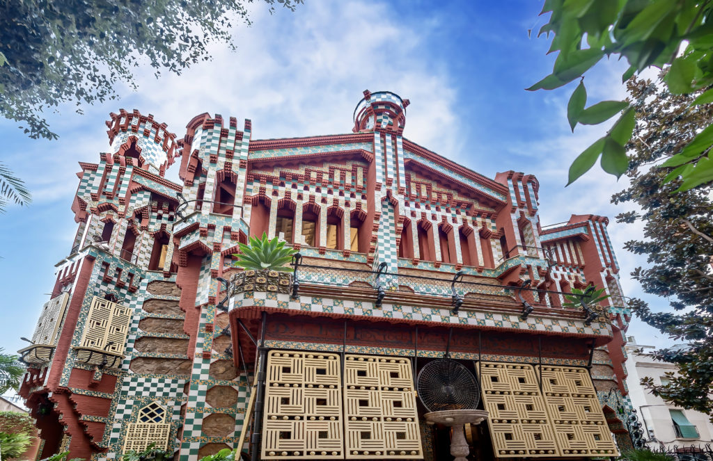 Casa Vicens in Barcelona, a masterpiece of Antoni Gaudi