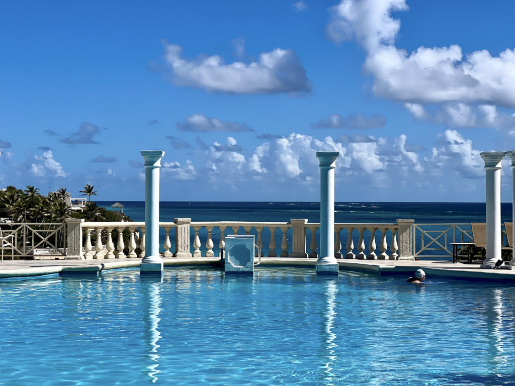 historic pool at the Crane Resort