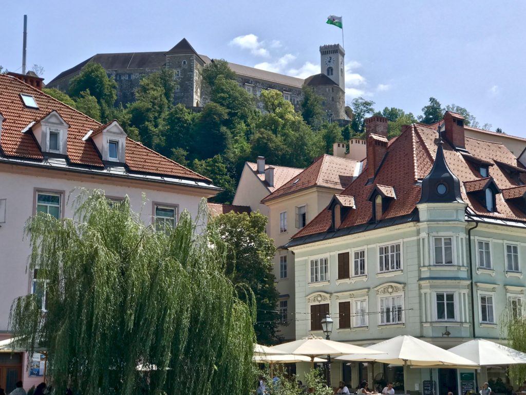 view of Ljubljana Castle