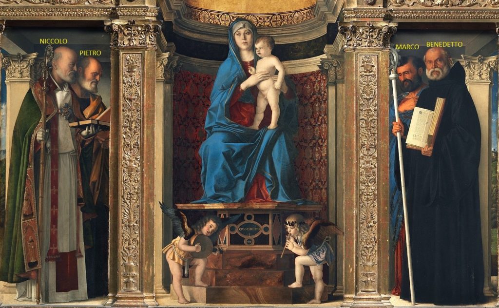 Bellini, the Frari Triptych, 1485-88