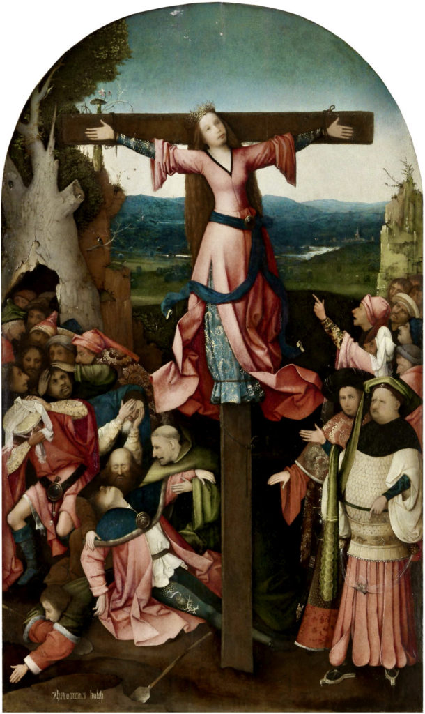 detail of Bosch's St. Liberta Triptych