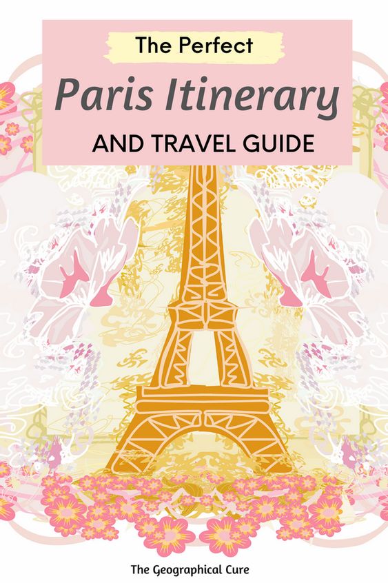 Pinterest pin for 5 days in Paris itinerary