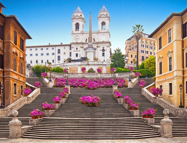 the Spanish Steps