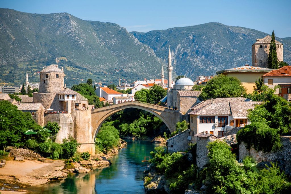 Stari Most in Bosnia, a lovely small city in Europe