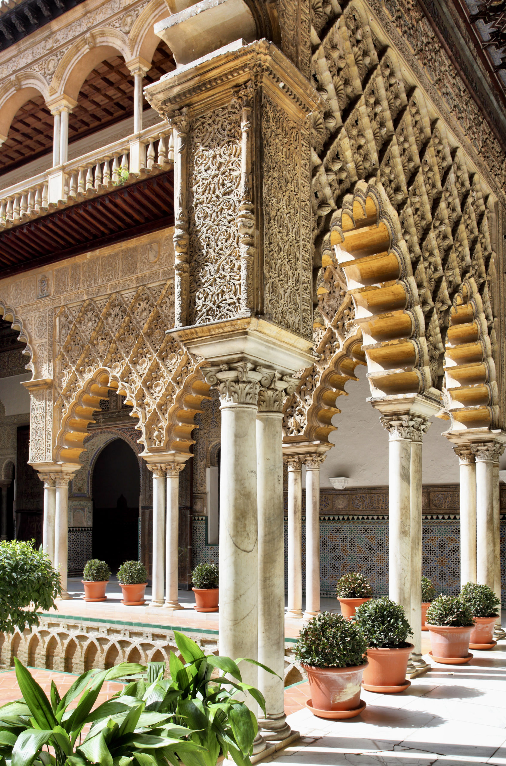 Courtyard of the Maidens in the Royal Alcazar