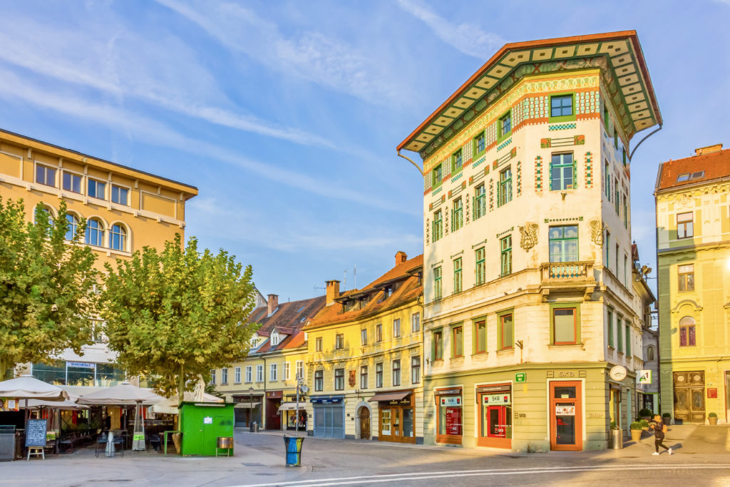 Hauptmann's House in Preseren Square