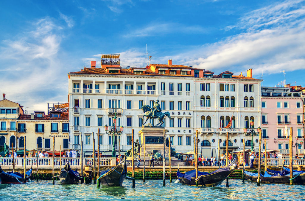 Vittorio Emanuele II monument on the Riva degli Schiavoni