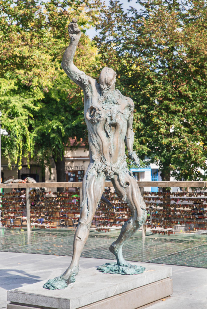 statue of Prometheus on Butcher's Bridge