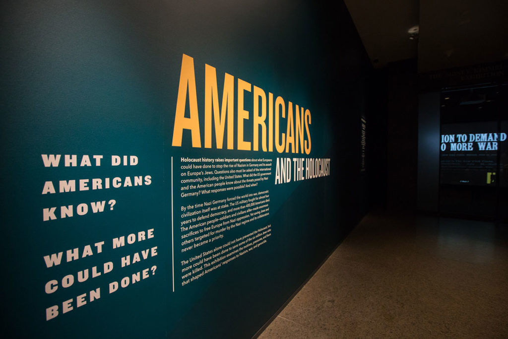 xhibit on Americans and the Holocaust