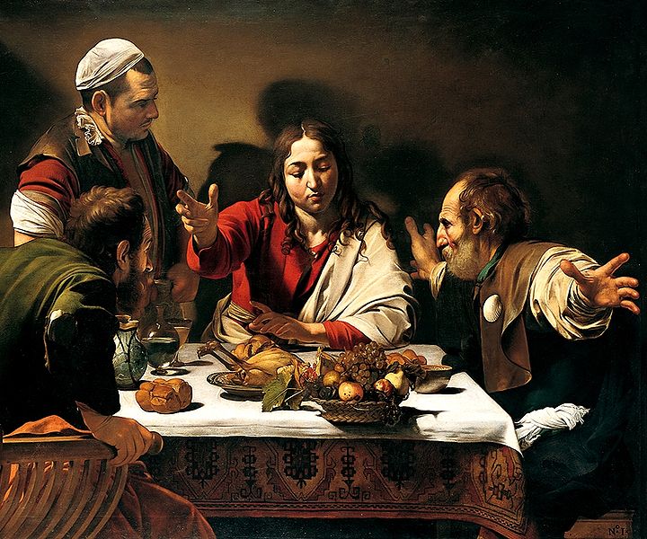 Caravaggio, The Supper at Emmaus, 1601
