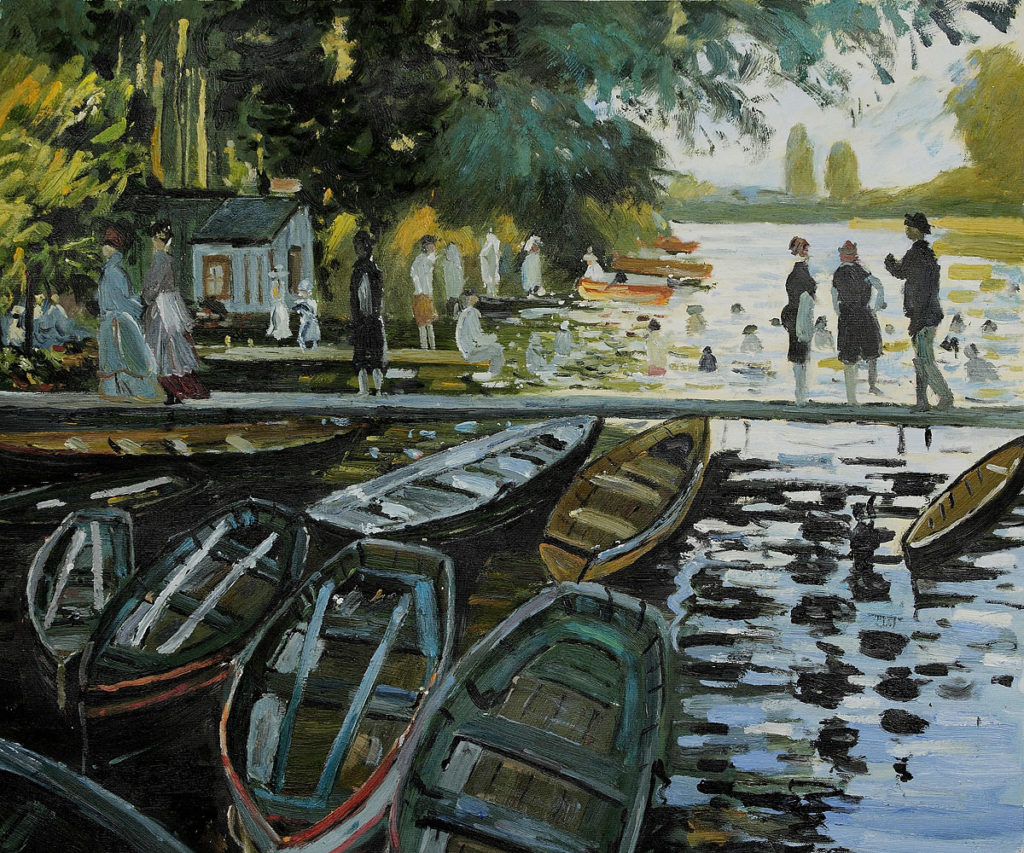 Claude Monet, Bathers at La Grenouillère 1869