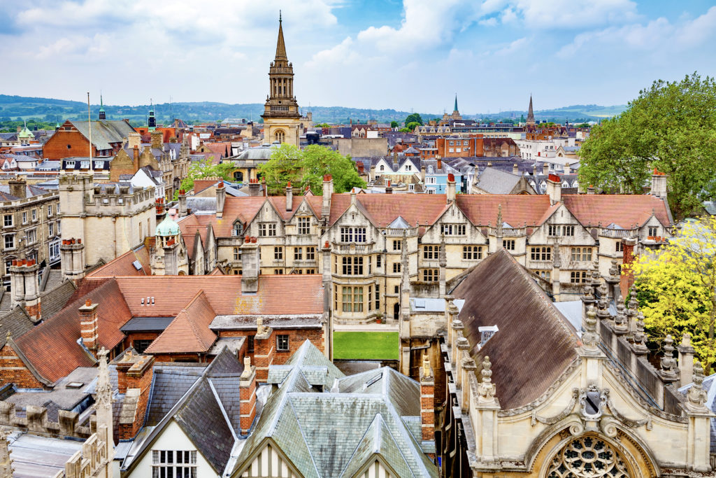 cityscape of Oxford, one of the best day trips from London