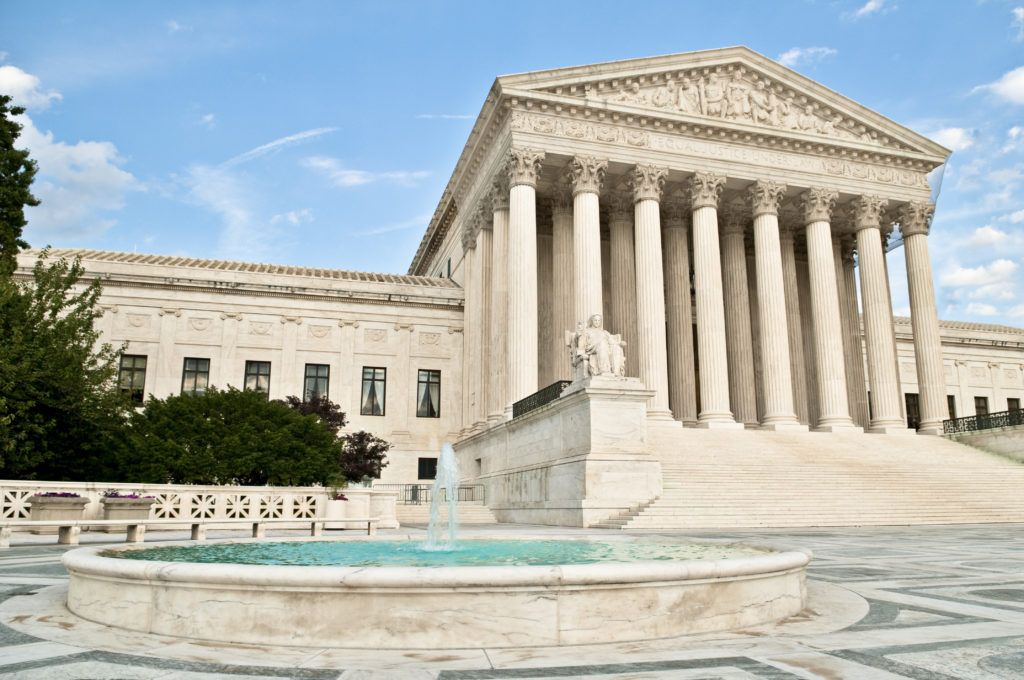 the United States Supreme Court building 