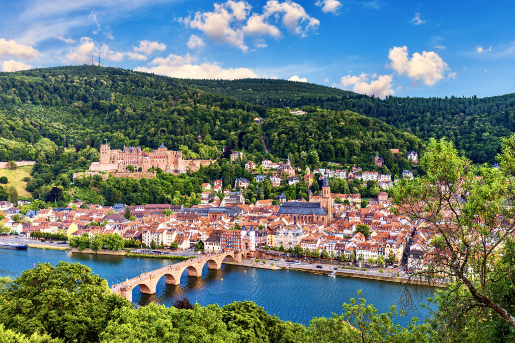 Heidelberg Old Town and the Karl Theodor Bridge