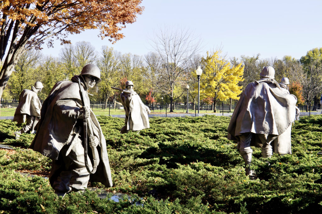 Korean War Memorial on the National Mall