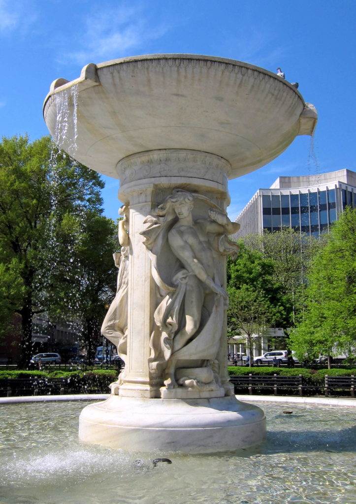 Daniel Chester French fountain in Dupont Circle