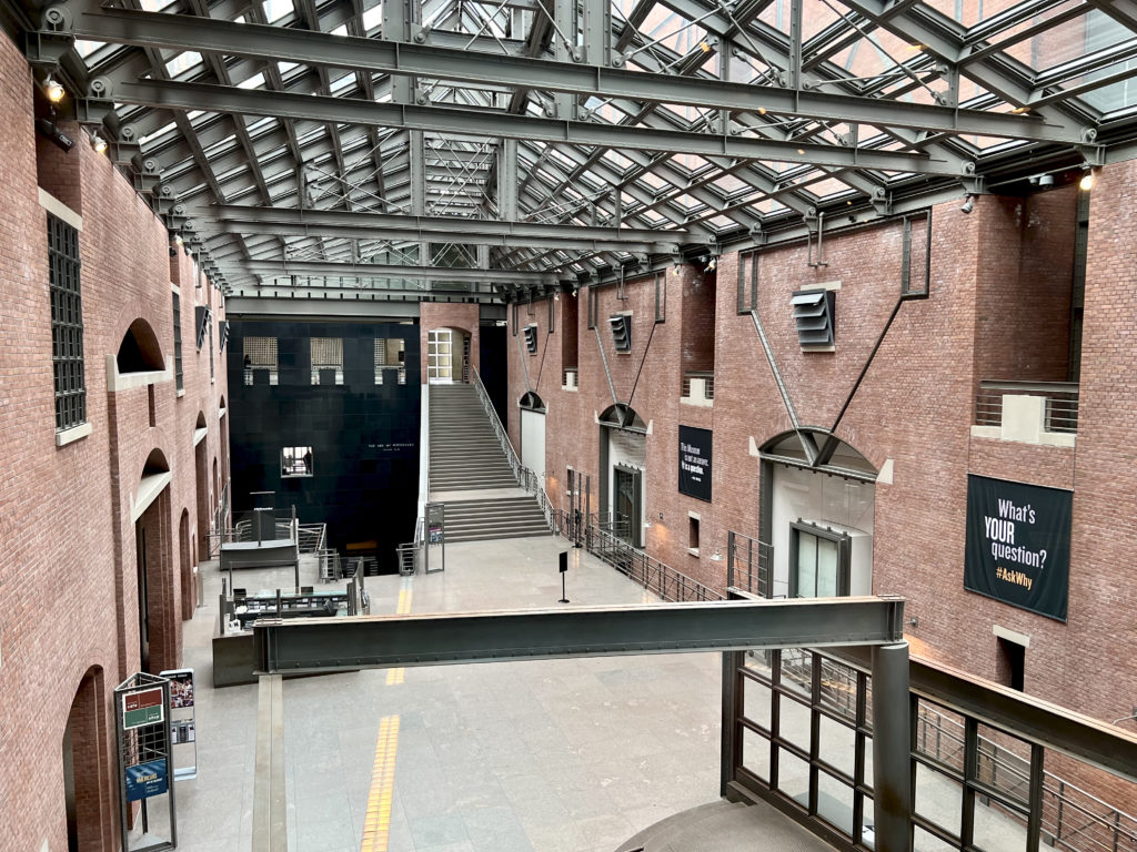 view of the Hall of Witnesses from the second floor