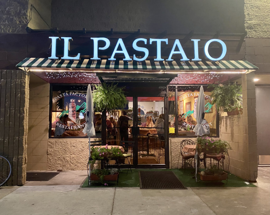 the quaint Italian eatery and pasta factory, Il Pasta