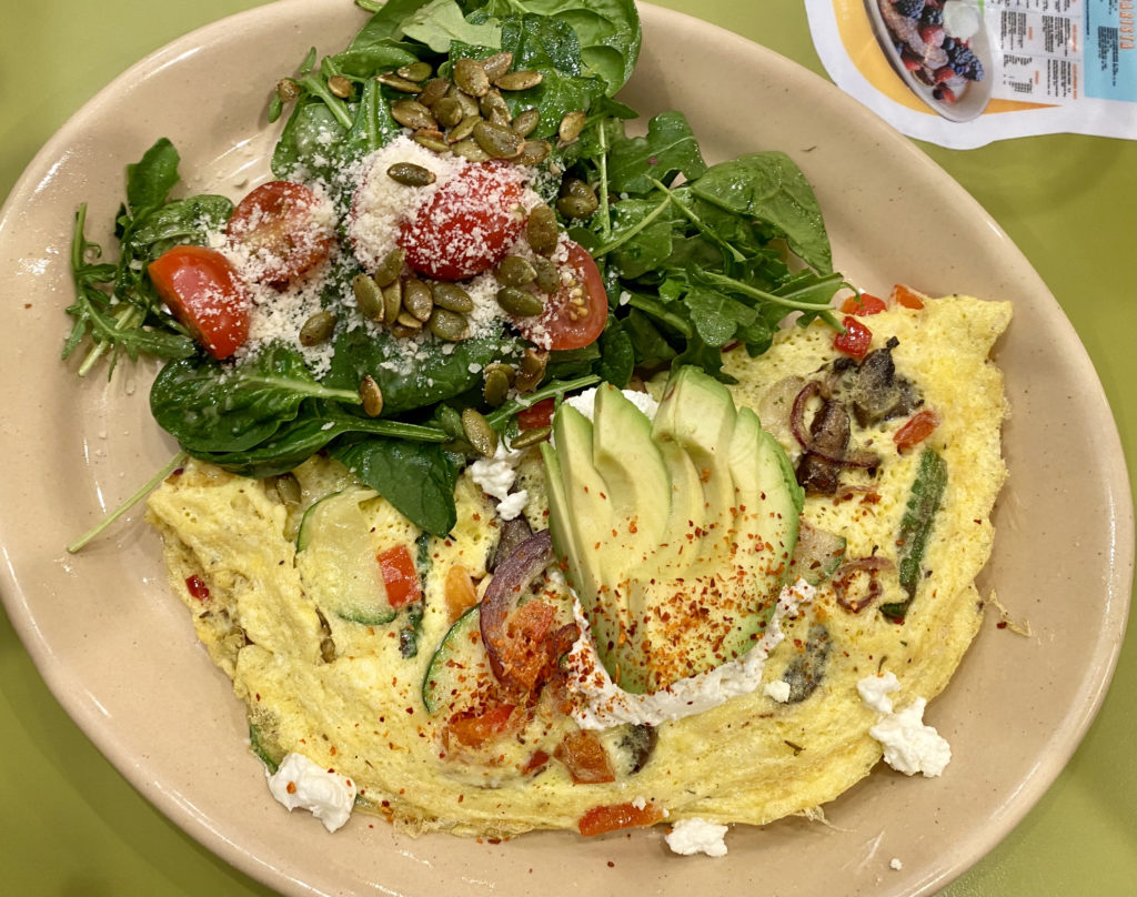 garden harvest omelet at Snooze