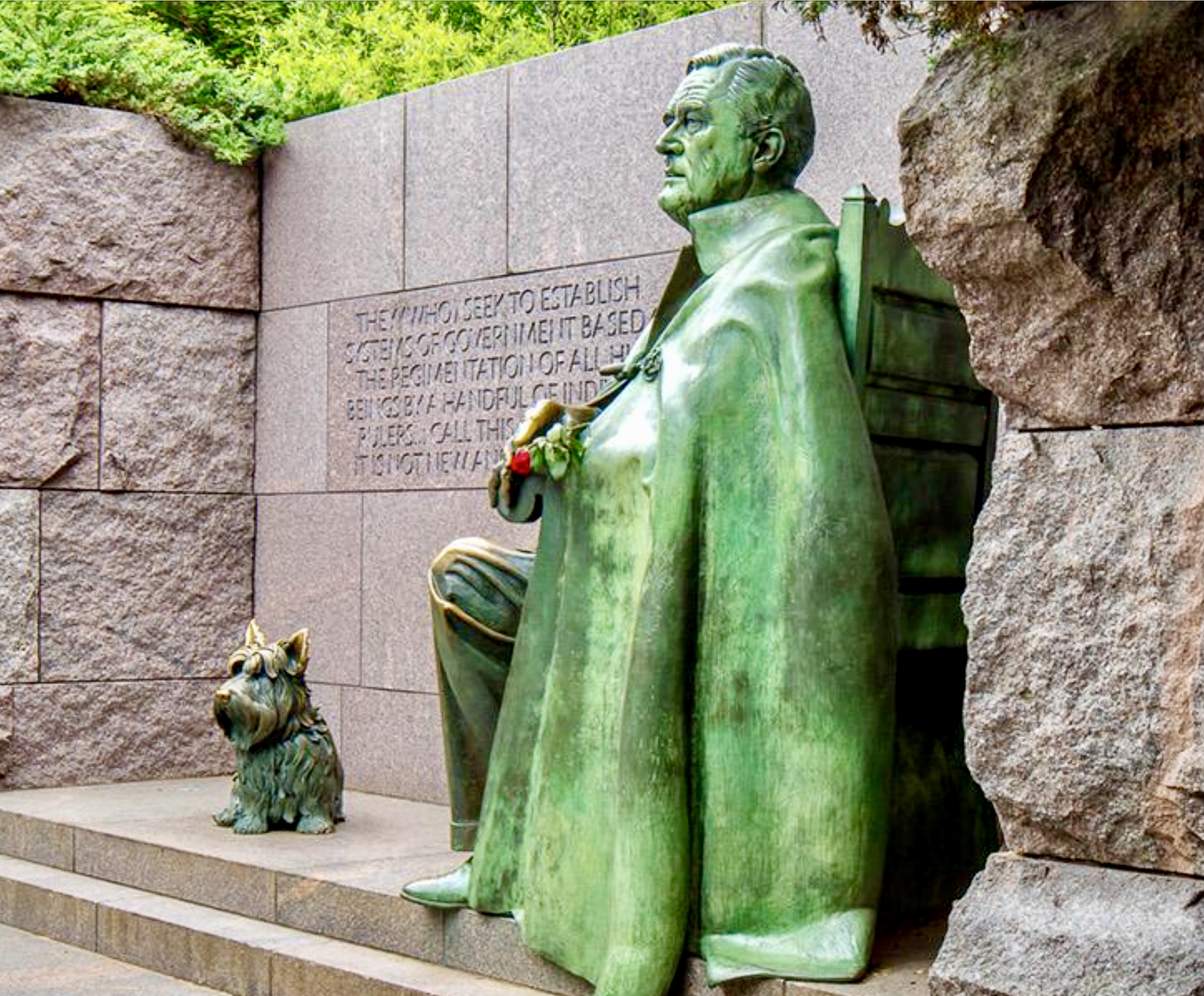FDR and Fala, the first dog