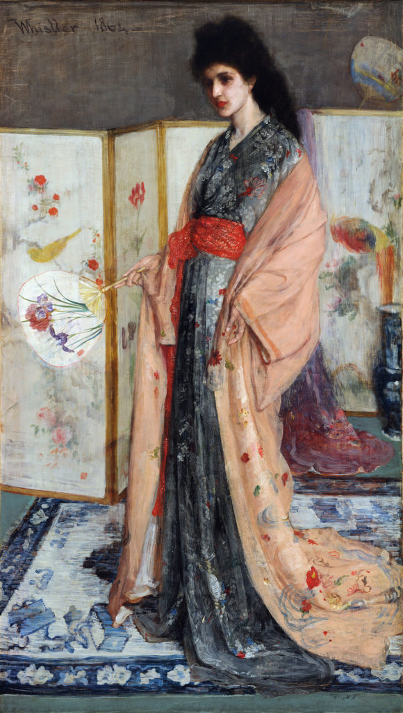 Whistler painting in the Museum of Asian Art