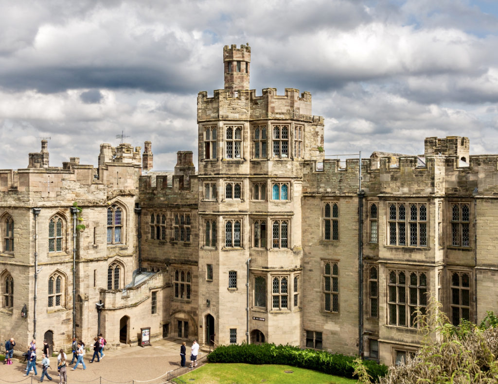 exterior of Warwick Castle