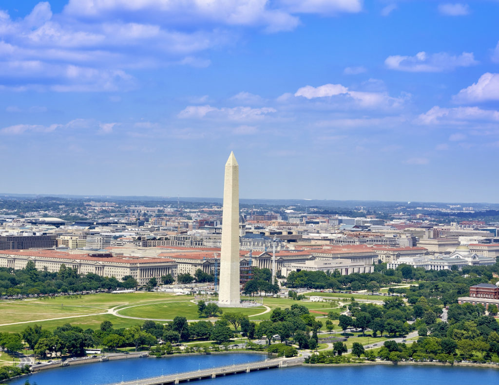 view of the Washington Monument in Washington D.C.