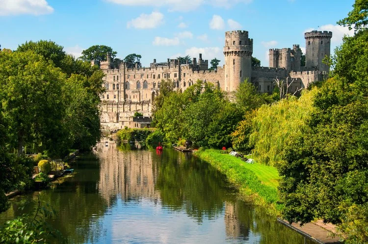 exterior of Warwick Castle