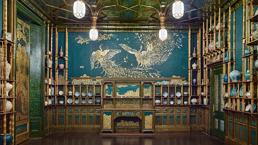 Peacock Room in the Freer Gallery of Art