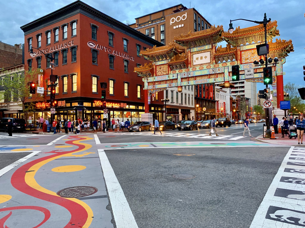 Chinatown Gate in Washington D.C.'s Penn Quarter