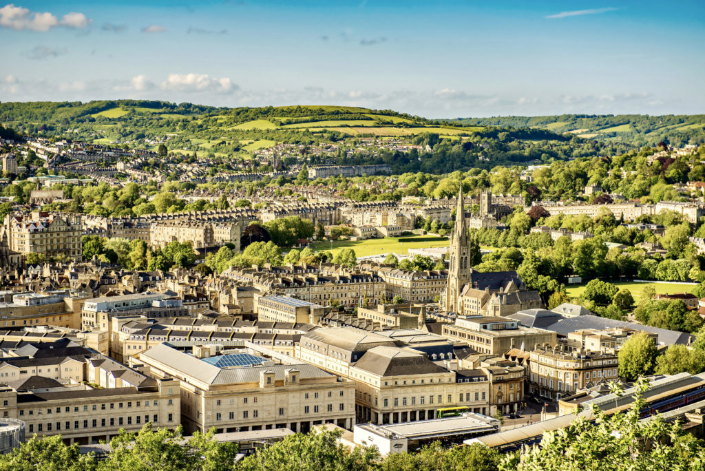 view of Bath from Alexandra Park
