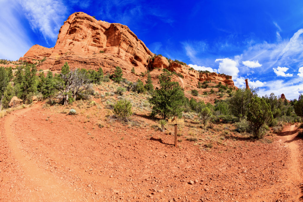  red rock sandstone in Boynton Canyon 