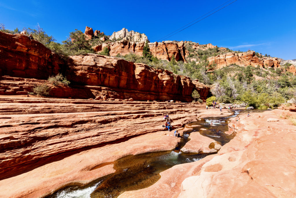 Slide Rock State Park in Oak Creek Canyon 