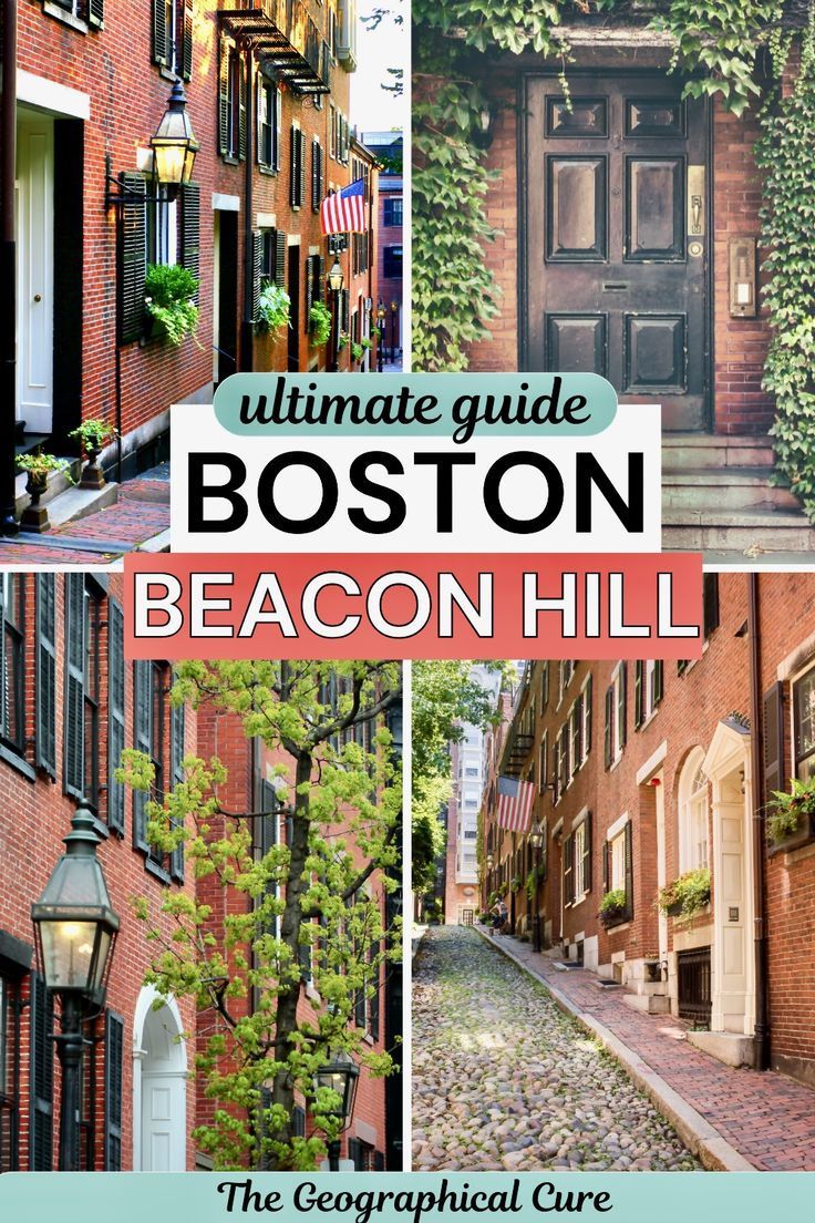 Pinterest pin graphic for things to do in Beacon Hill