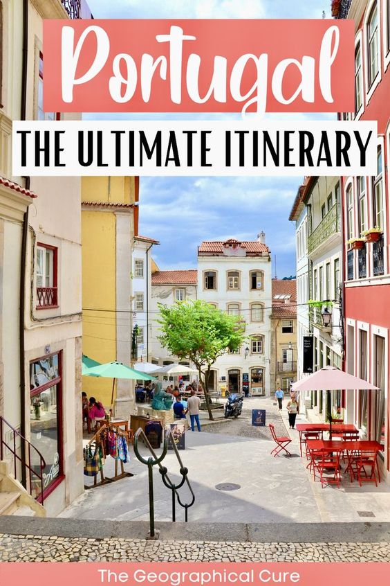 Pinterest pin for 10 Days in Portugal Itinerary